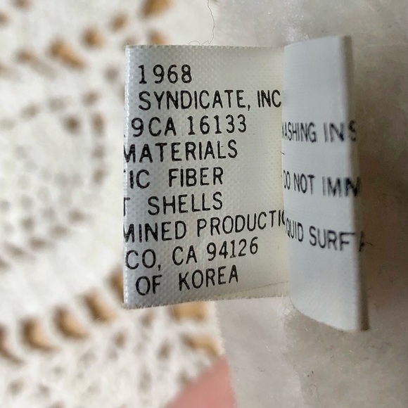 Vintage Peanuts Snoopy’s Sister Belle Puppy Dog Stuffed Animal Plush 6” Soft Toy - Picture 8 of 10